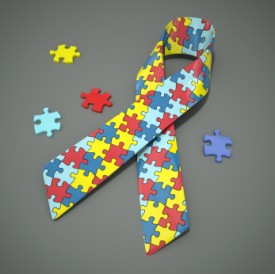 Autism spectrum ribbon